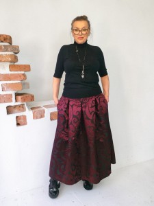 Żakardowa elegancka spódnica - Lorena