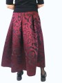 Żakardowa elegancka spódnica z dodatkiem jedwabiu - projekt Art Motyw