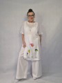 Cienka, bawełniana, letnia tunika hand made - projekt  Art Motyw